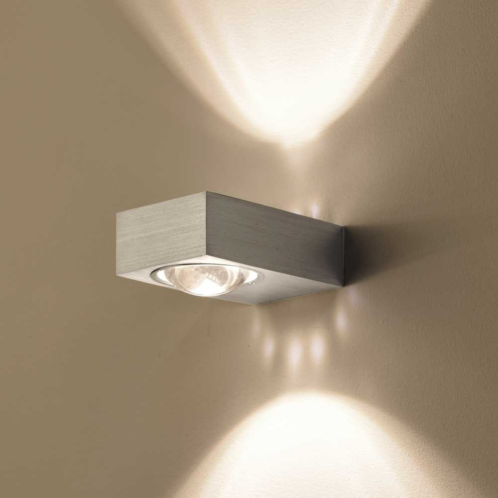 S.Luce s.luce Beam X moderne Wandleuchte Up & Down eckig Fabrikverkauf