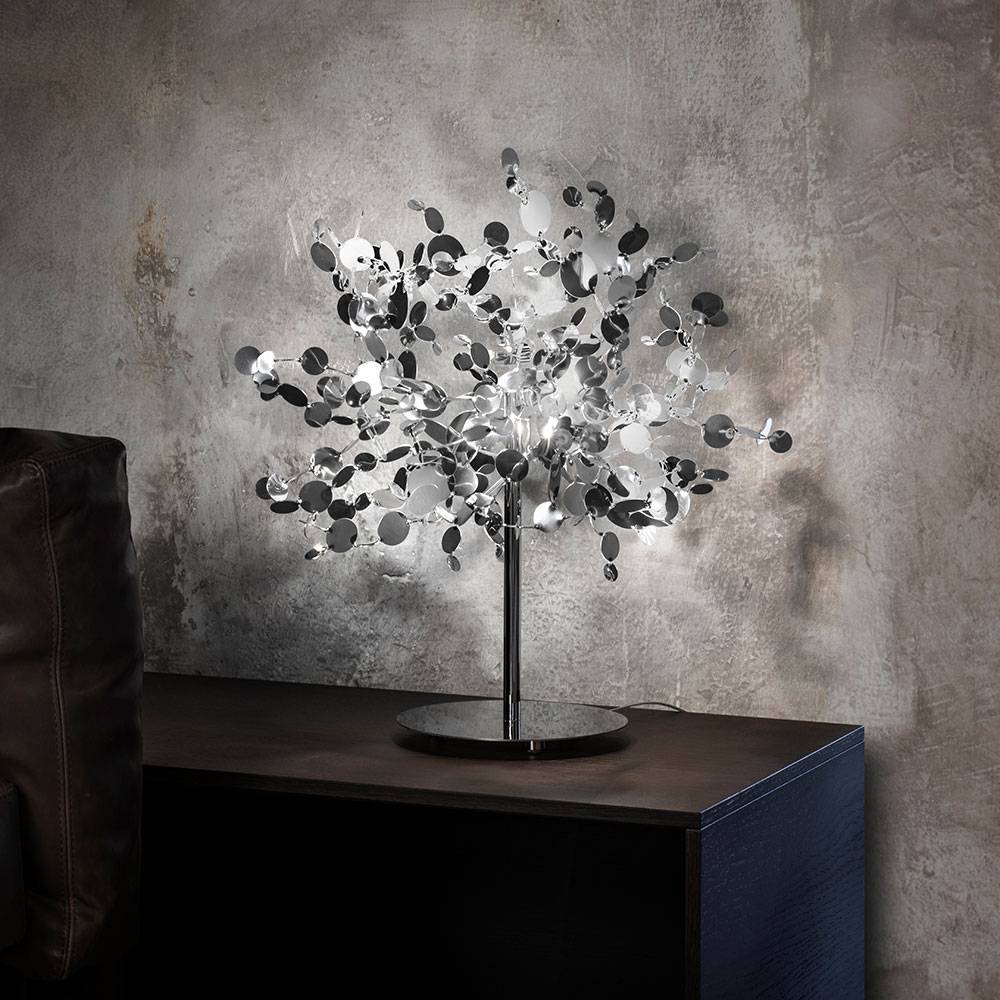 S.Luce Terzani Argent Design-Tischlampe Kostenloser Versand