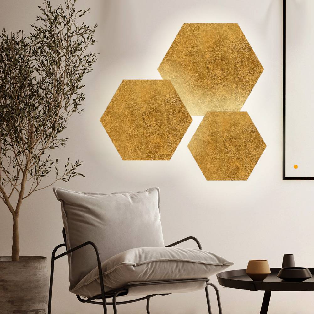 S.Luce s.luce Hive indirekte LED Wandleuchte Kombination Lagerräumung