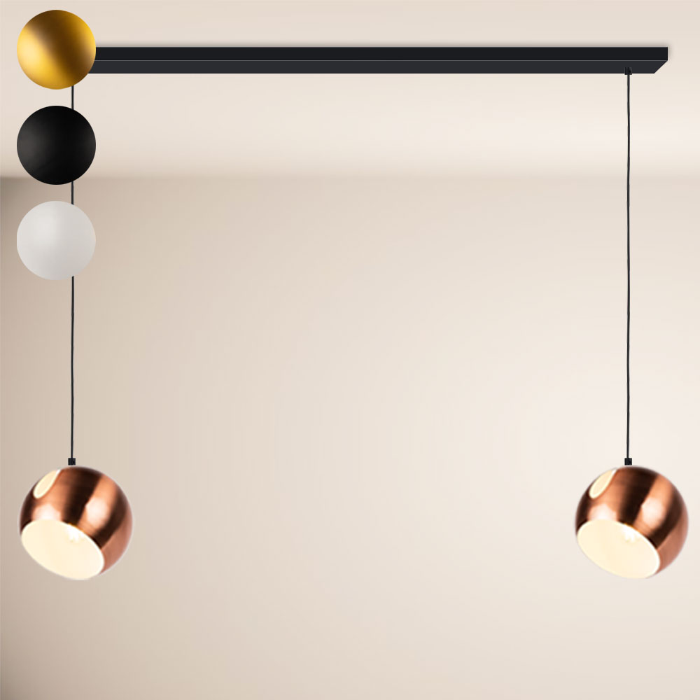 S.Luce s.luce Ball Esstisch-Pendelleuchte 2 bis 5-flammig Balken Neueste Mode