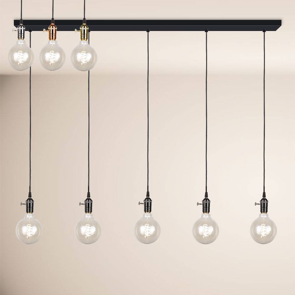 S.Luce s.luce Socket Esstisch-Pendelleuchte 2 bis 5-flammig Balken Online Outlet
