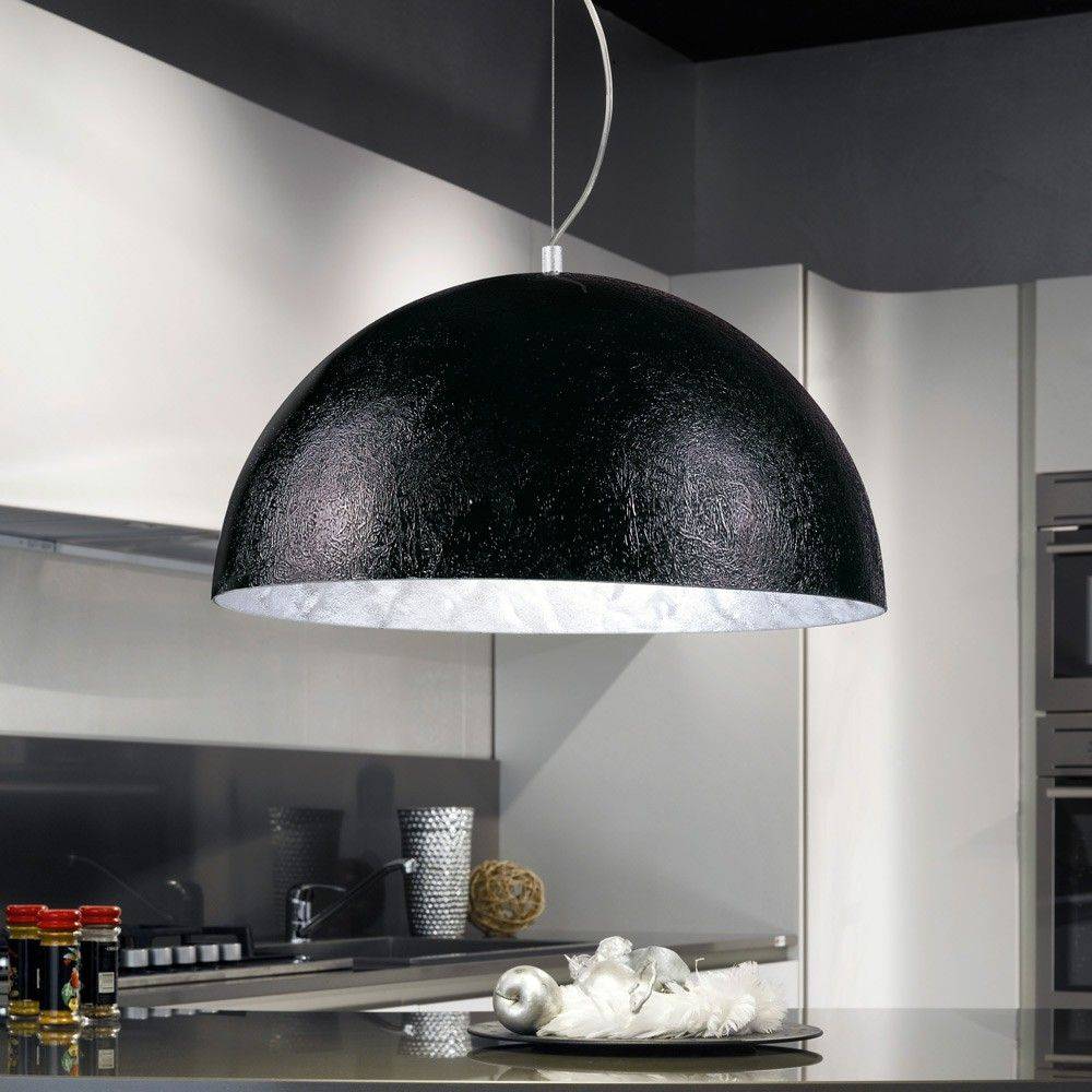 S.Luce s.luce Blister Pendelleuchte 70cm Schwarz, Silberfarben Exklusive Angebote