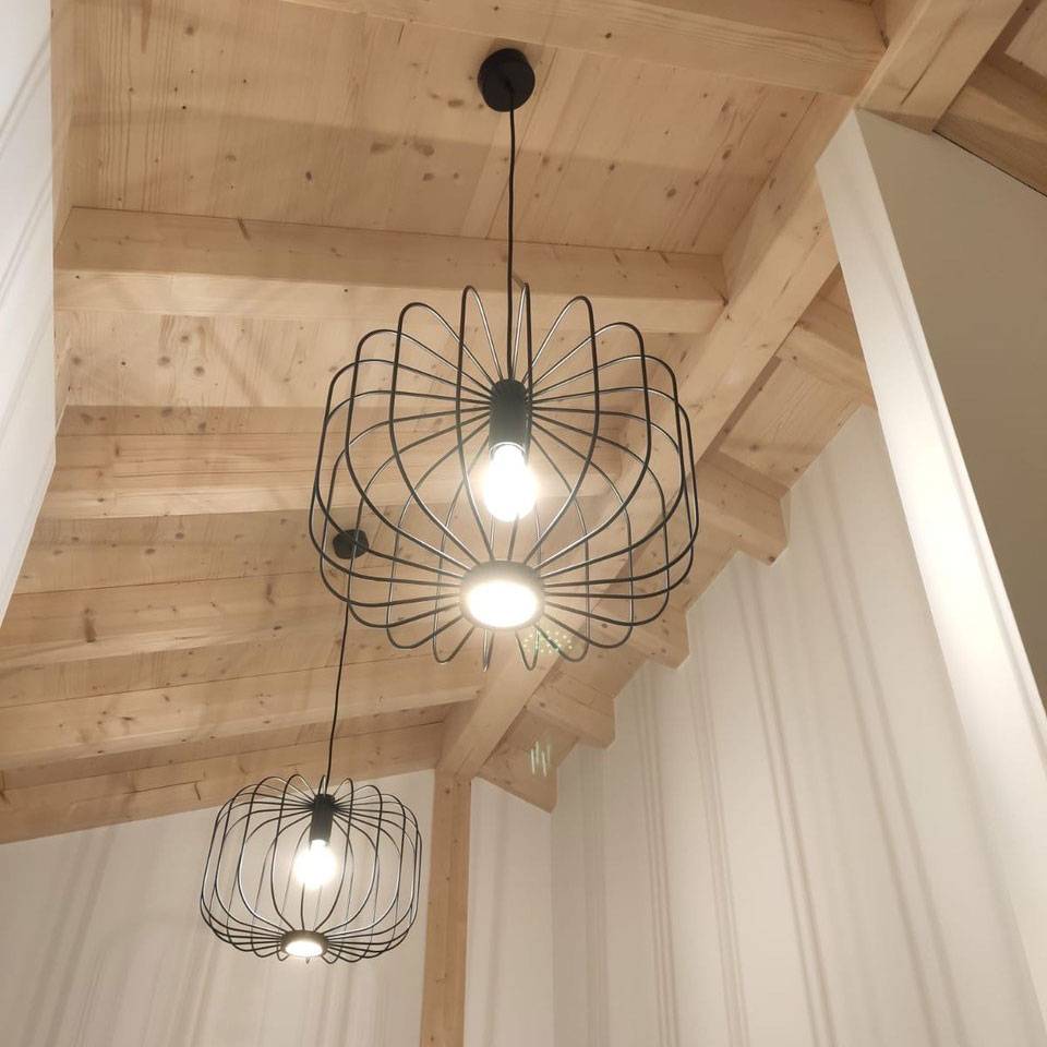 S.Luce Rooms L direkt & indirekte Gitter-Hängeleuchte Ø 48cm Neuheiten