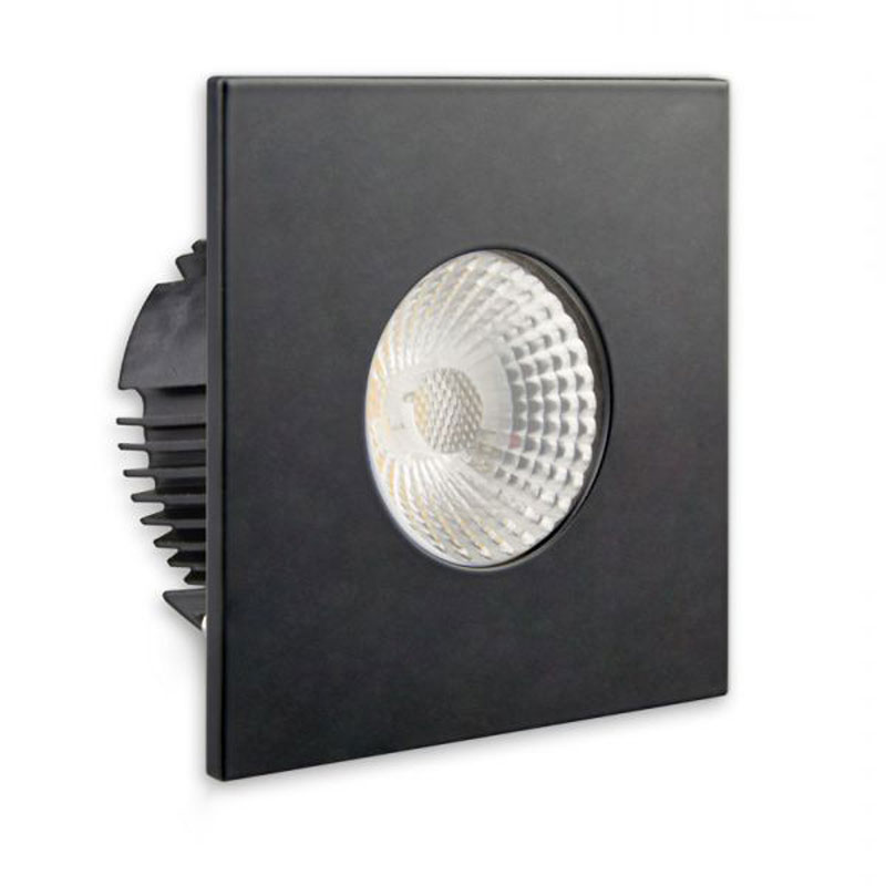 S.Luce Cover für Einbaustrahler Sys-68 eckig Schwarz Zeitbegrenzte Promotion