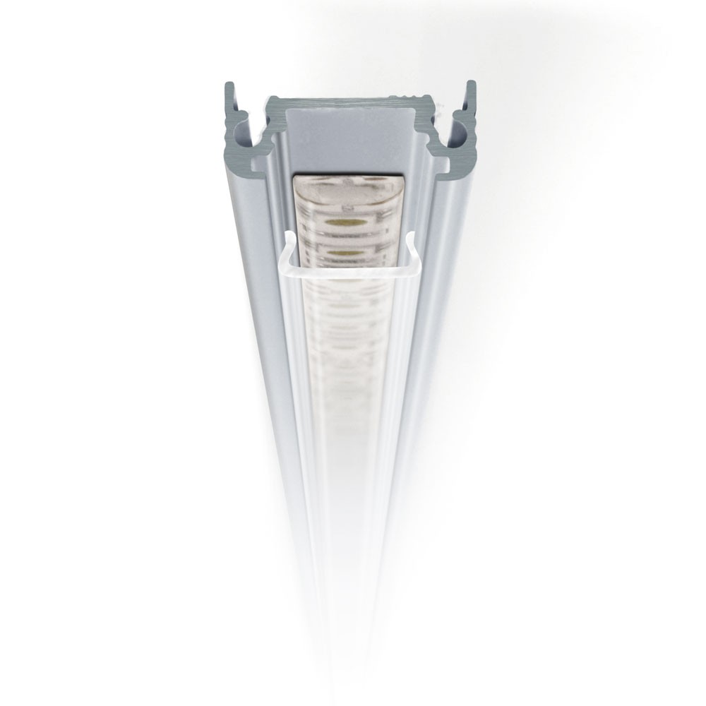 S.Luce Abdeckung eckig 200cm Typ F Opalweiss Kostenloser Versand
