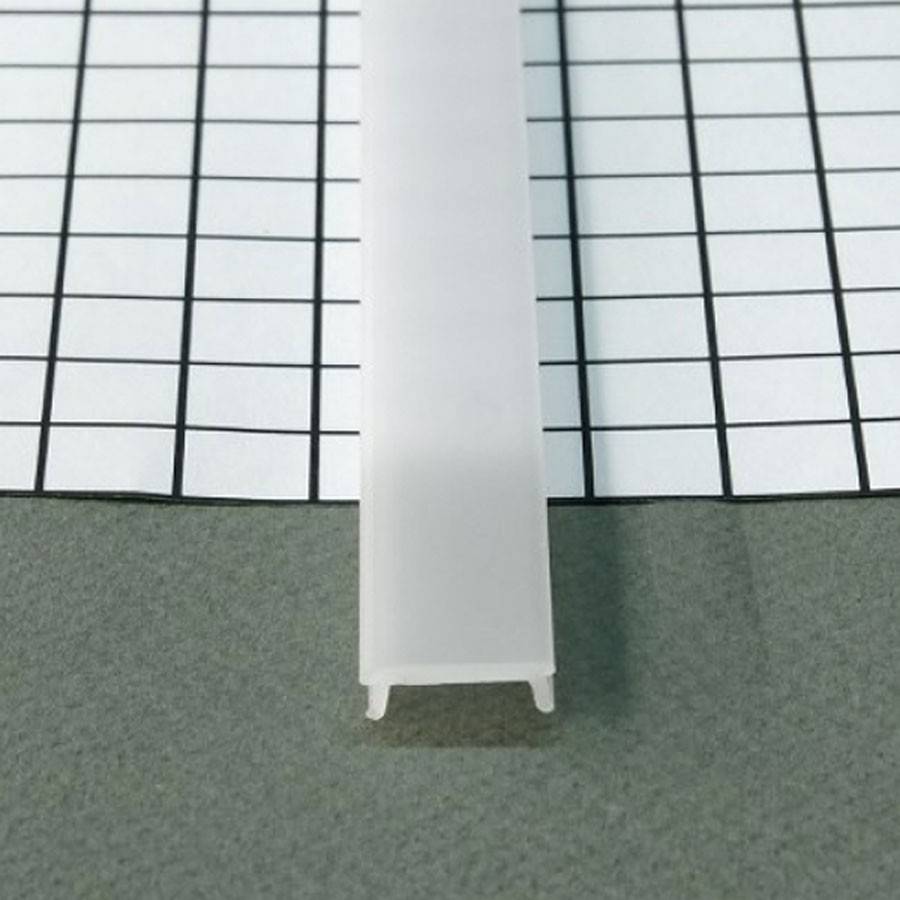 S.Luce Abdeckung eckig 200cm Typ F Opalweiss Kostenloser Versand
