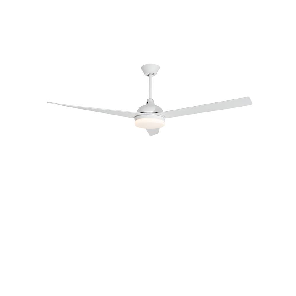 S.Luce Nova Luce Flow LED Stahl-Ventilator Matt Weiß Zeitbegrenzte Promotion