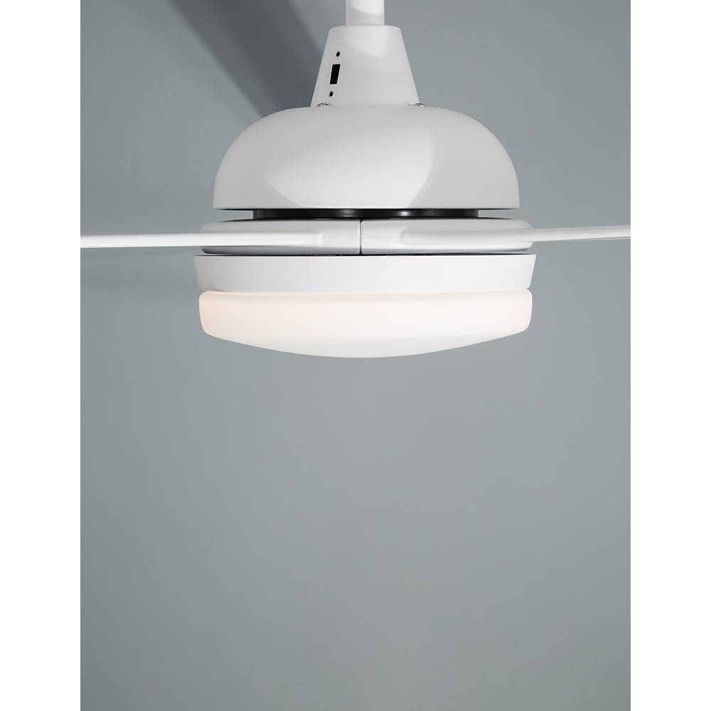 S.Luce Nova Luce Flow LED Stahl-Ventilator Matt Weiß Zeitbegrenzte Promotion