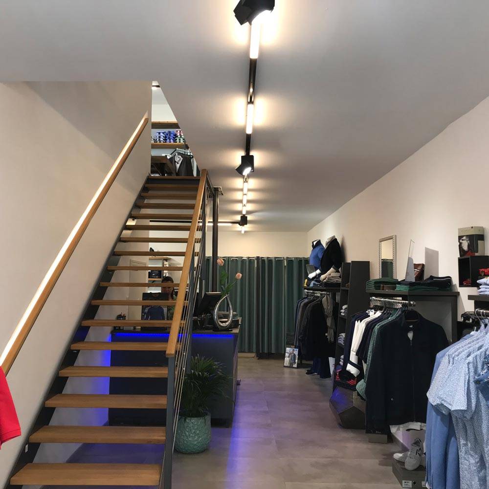S.Luce 3-Phasen Linienleuchte 2200lm 20W 3000K warm Schwarz Vierteljährliche Förderung