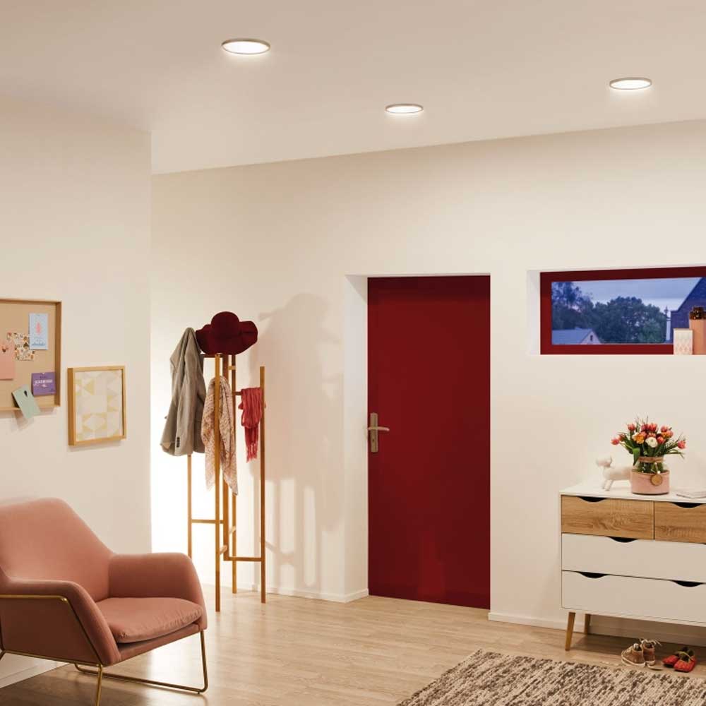 S.Luce Einbau LED-Panel Ø 23cm Flex 23W Ausschnitt 5-21cm Neutralweiß Begrenzt auf 3 Tage
