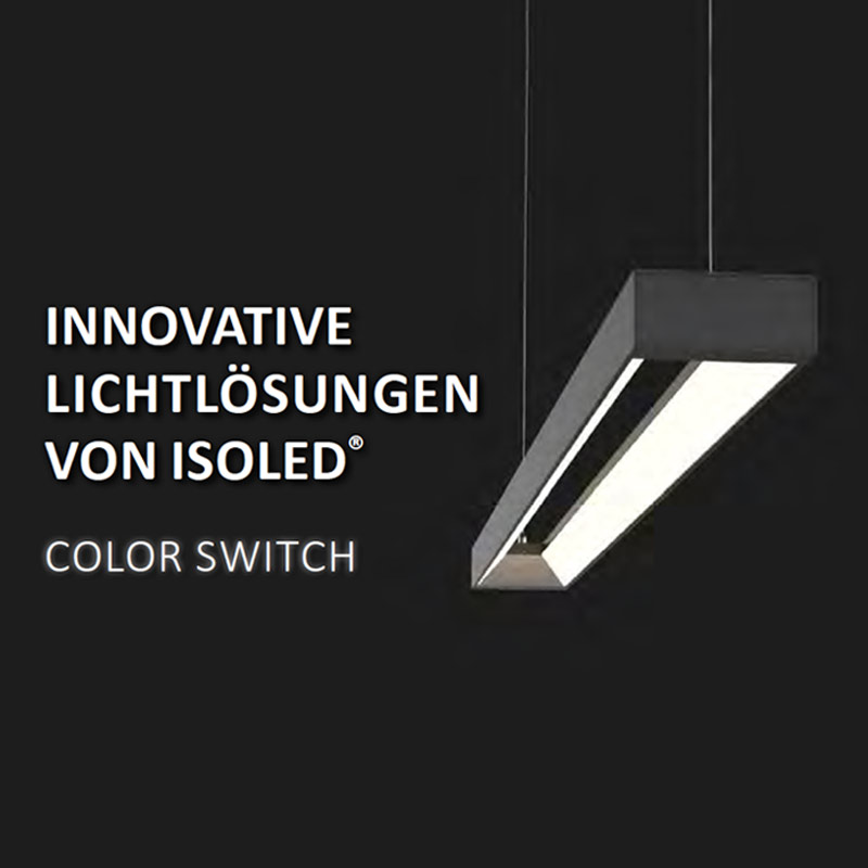 S.Luce Büro LED Pendel-Schreibtischleuchte Schwarz CCT Black Friday Preise