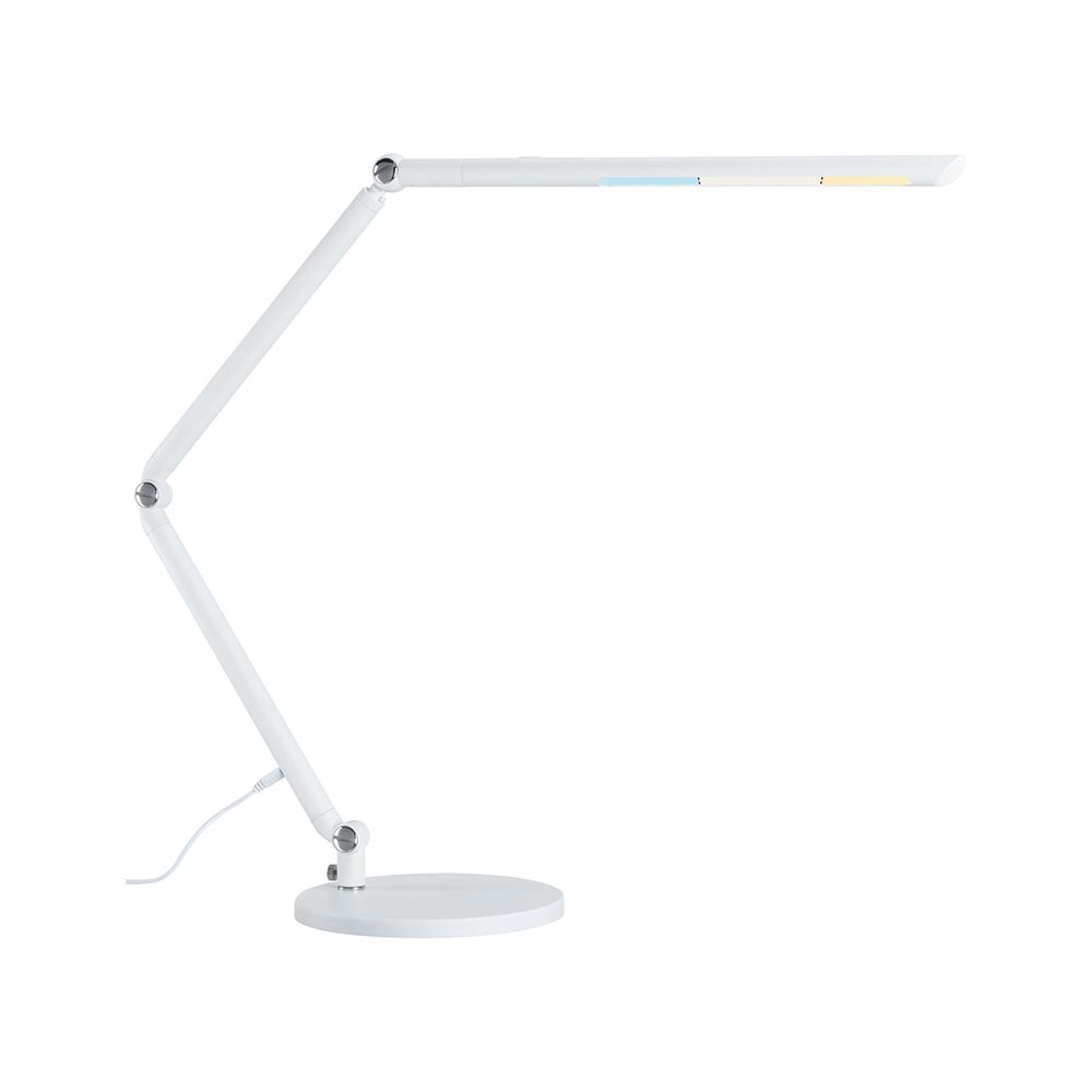 S.Luce LED Schreibtischleuchte FlexBar Weiß mit 3-Stufen-Dimmer 50% Rabatt für begrenzte Zeit
