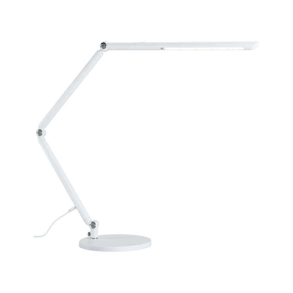 S.Luce LED Schreibtischleuchte FlexBar Weiß mit 3-Stufen-Dimmer 50% Rabatt für begrenzte Zeit