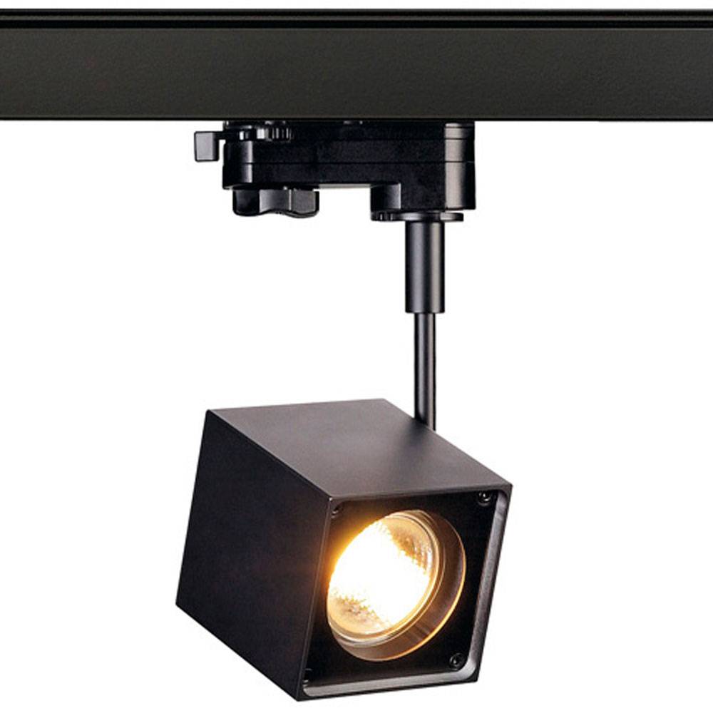 S.Luce SLV Altra Dice Spot inkl. 3P.-Adapter eckig GU10 max. 50W Schwarz Weihnachtsangebot