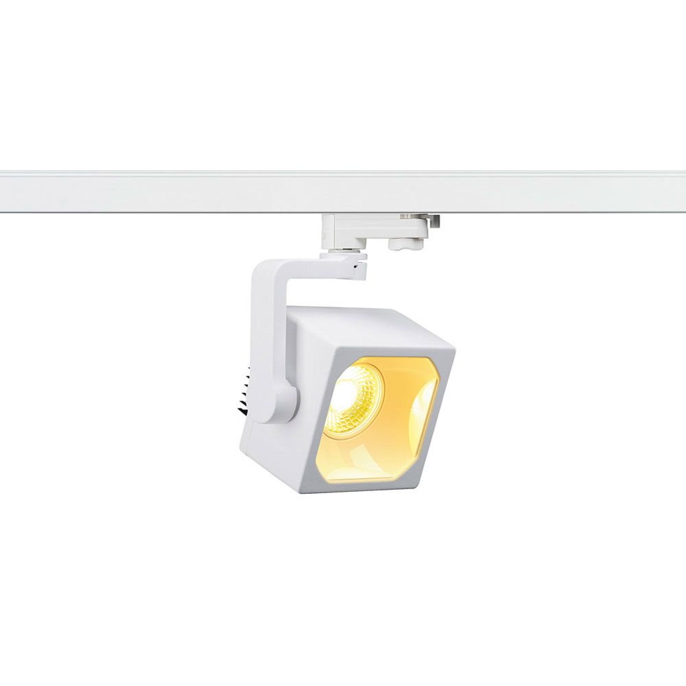 S.Luce SLV Euro Cube LED Spot 60° inkl. 3P.-Adapter 3000K CRI90 Weiß Jubiläumsangebot