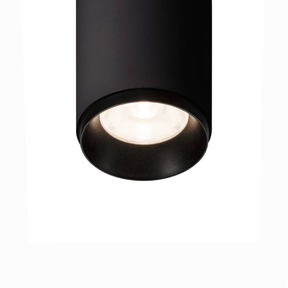 S.Luce Numinos LED-Deckenleuchte Schwarz zylindrisch Exklusive Angebote