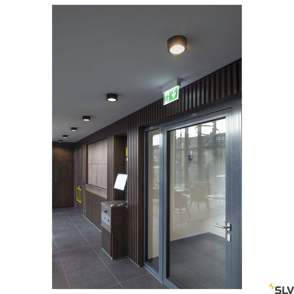 S.Luce Fera 25 CL LED Deckenaufbaulampe Dali Schwarz Räumungsverkauf