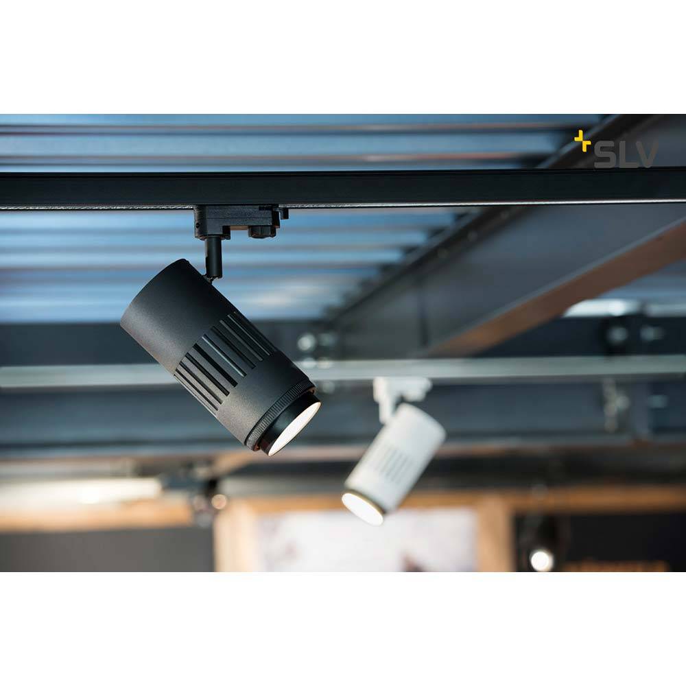 S.Luce SLV Stuctec LED Zooming Lens Strahler für 3Ph-Schiene 3000K Schwarz Kostenlose Rückgabe
