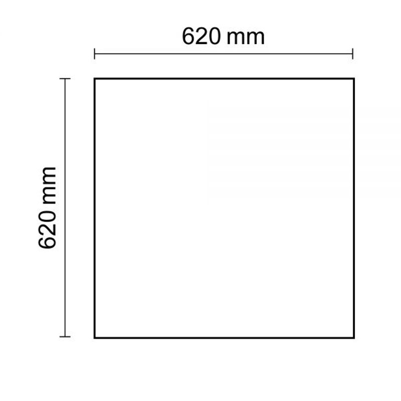 S.Luce LED Panel Business Line 625 Neutralweiß 4650lm Weiß im Angebot