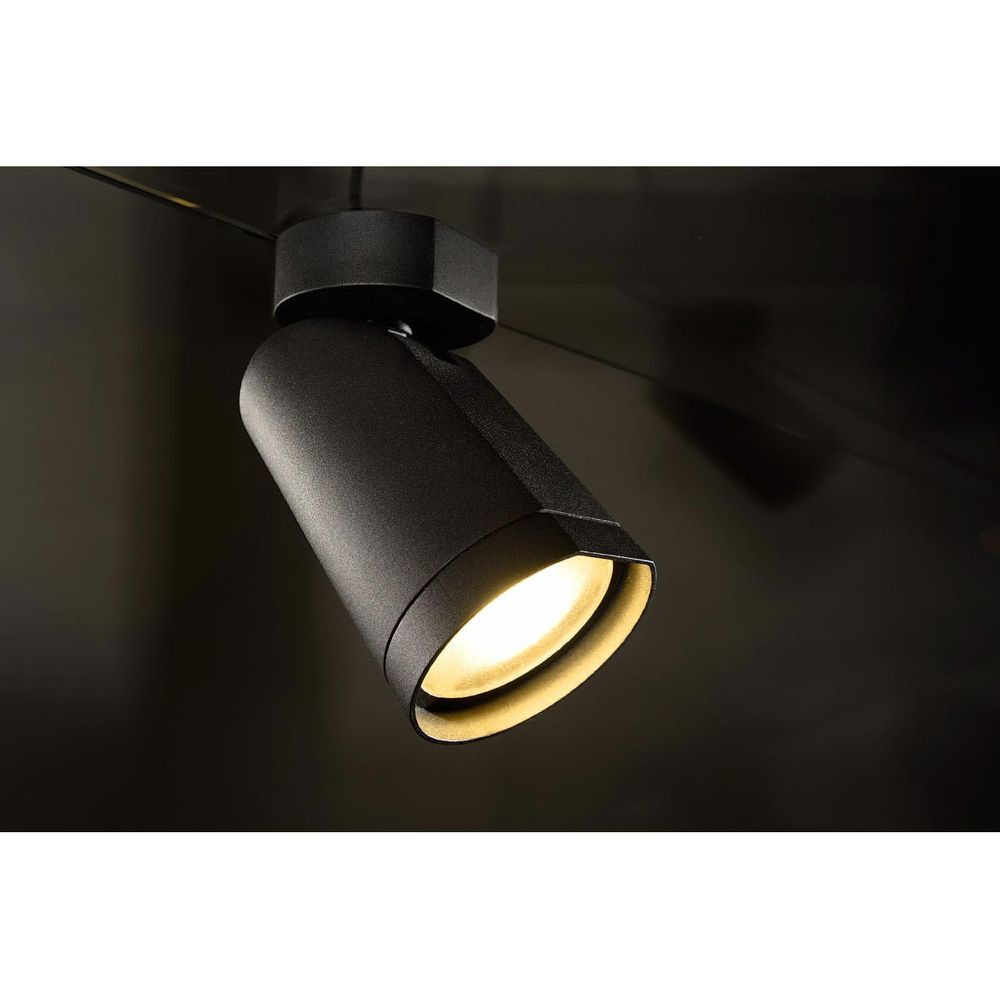 S.Luce SLV BILAS Spot Single 25° LED rund matt Schwarz 15W 2700K mit Rosette Günstig kaufen