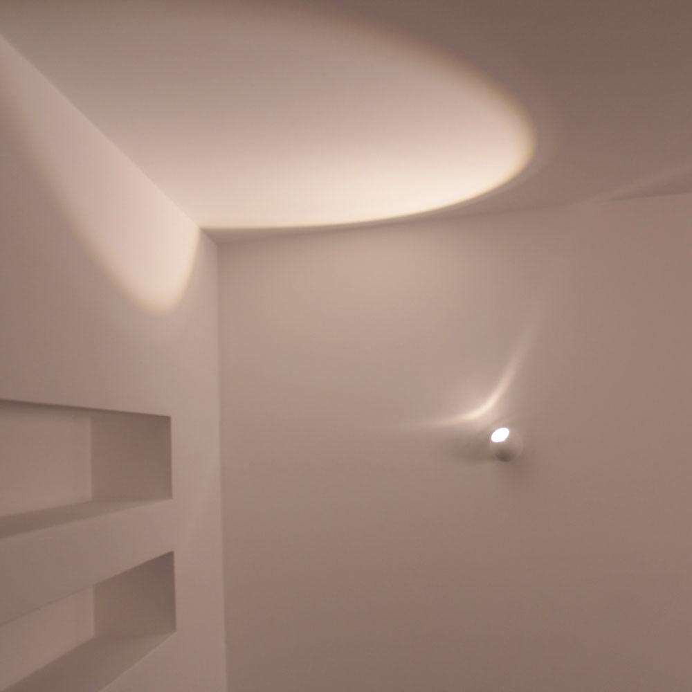 S.Luce LED Decken- & Wandleuchte Glob 350° schwenkbar Weiß Cyber Monday