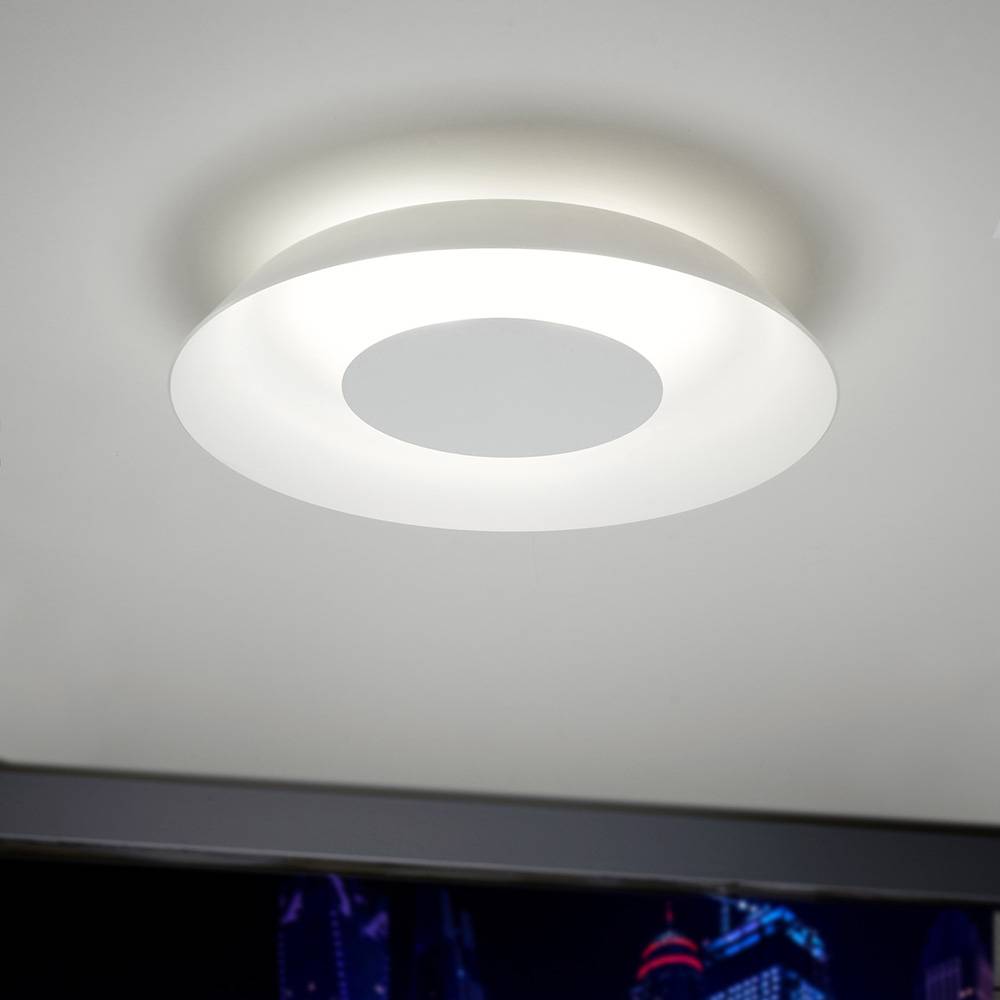 S.Luce Casablanca LED-Deckenlampe Torno Weiß Jubiläumsangebot