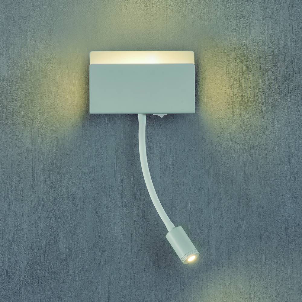 S.Luce Mantra Cabarete LED-Wandleuchte mit Spotlight Lagerräumung