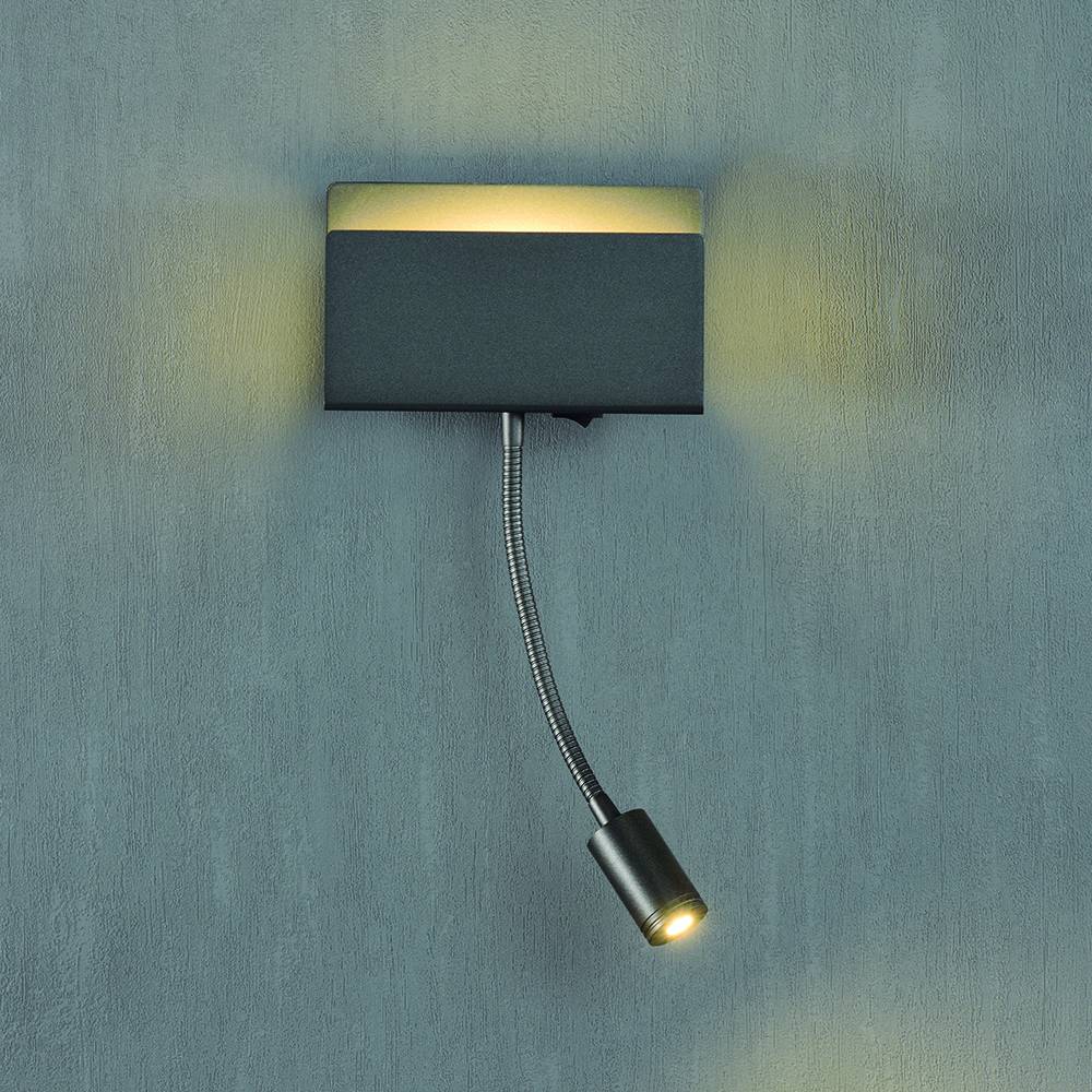 S.Luce Mantra Cabarete LED-Wandleuchte mit Spotlight Lagerräumung