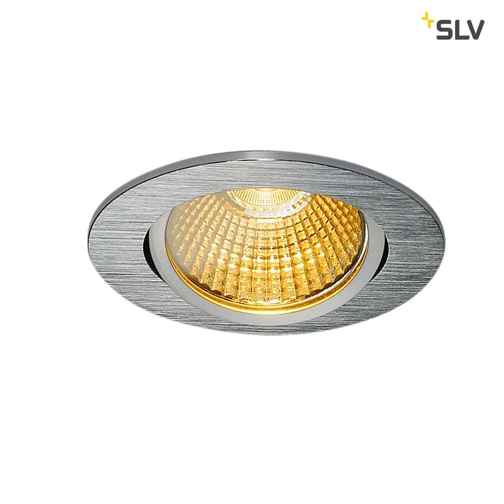 S.Luce SLV New Tria Rund LED Einbauleuchte Alu Gebürstet 1800-3000K Online Outlet
