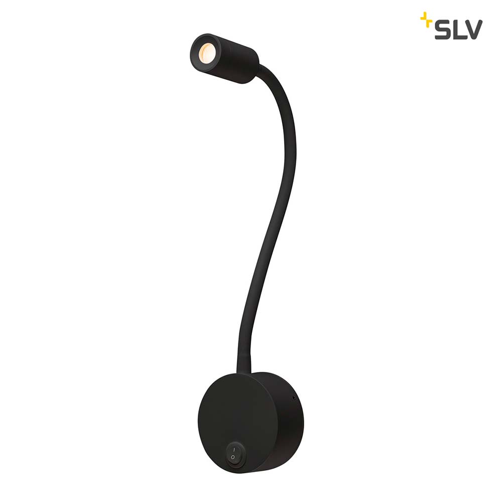 S.Luce SLV Dio Flex Plate LED Wandaufbauleuchte Schwarz 2700K Zeitlich begrenztes Angebot