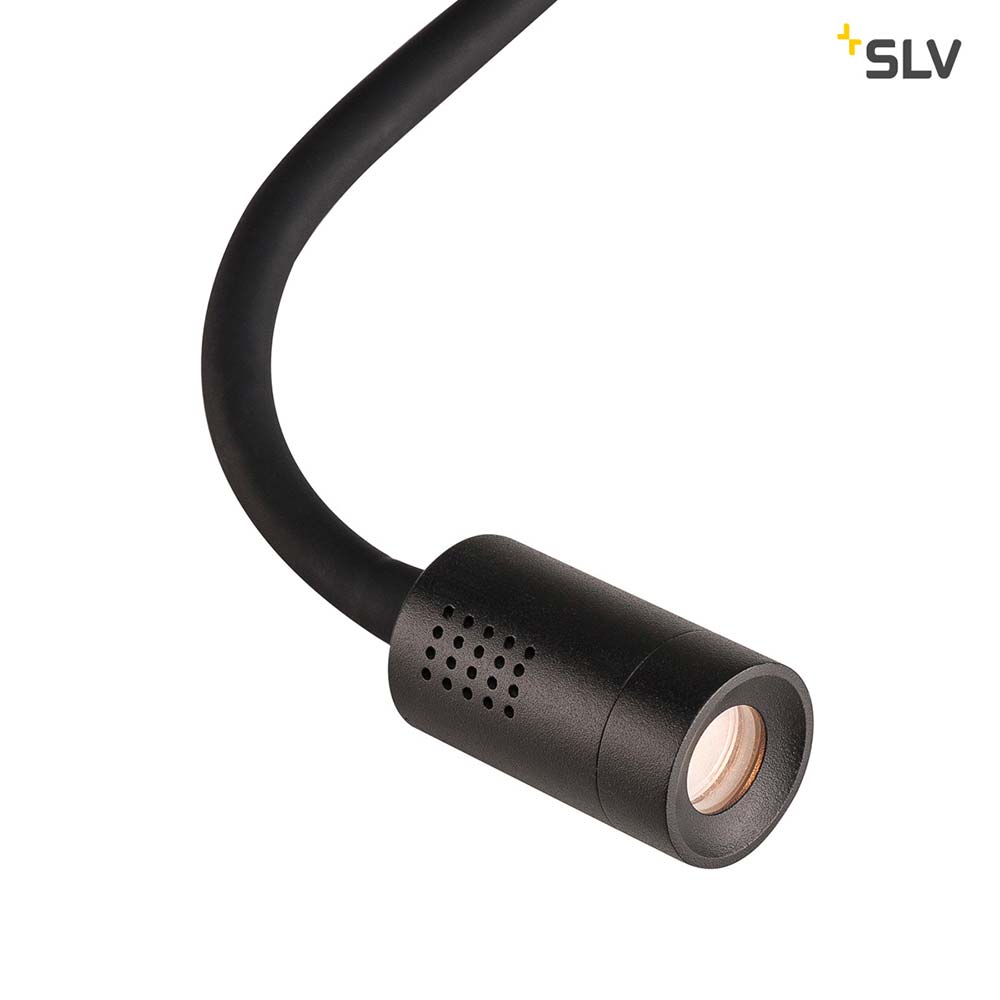 S.Luce SLV Dio Flex Plate LED Wandaufbauleuchte Schwarz 2700K Zeitlich begrenztes Angebot
