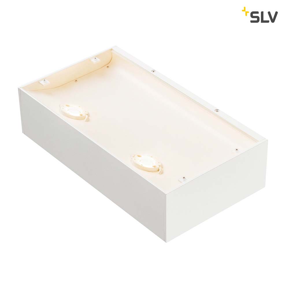 S.Luce SLV Shell 30 LED Wandaufbauleuchte Weiß Große Rabatte