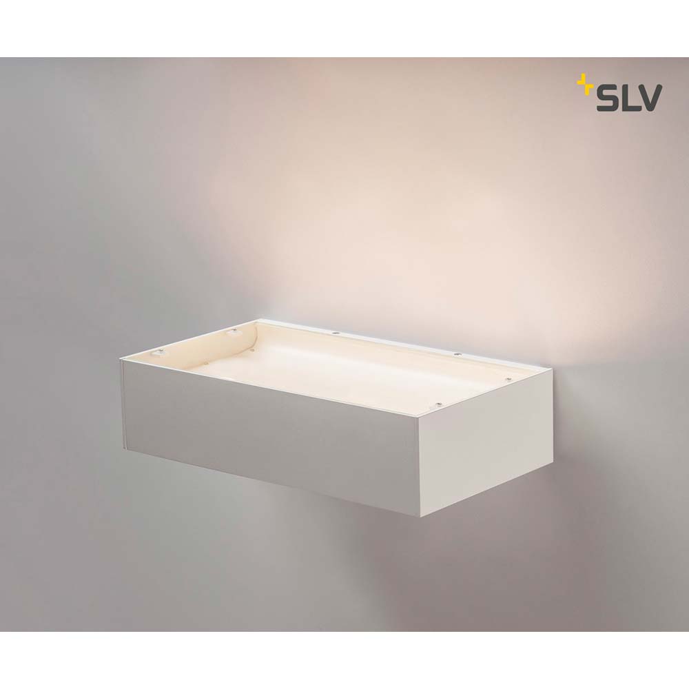 S.Luce SLV Shell 30 LED Wandaufbauleuchte Weiß Große Rabatte