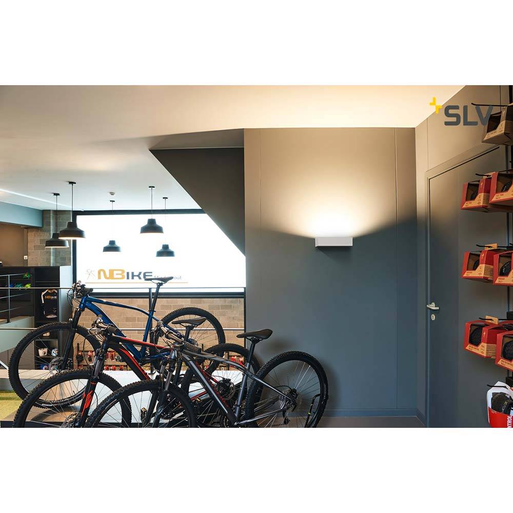 S.Luce SLV Shell 30 LED Wandaufbauleuchte Weiß Große Rabatte