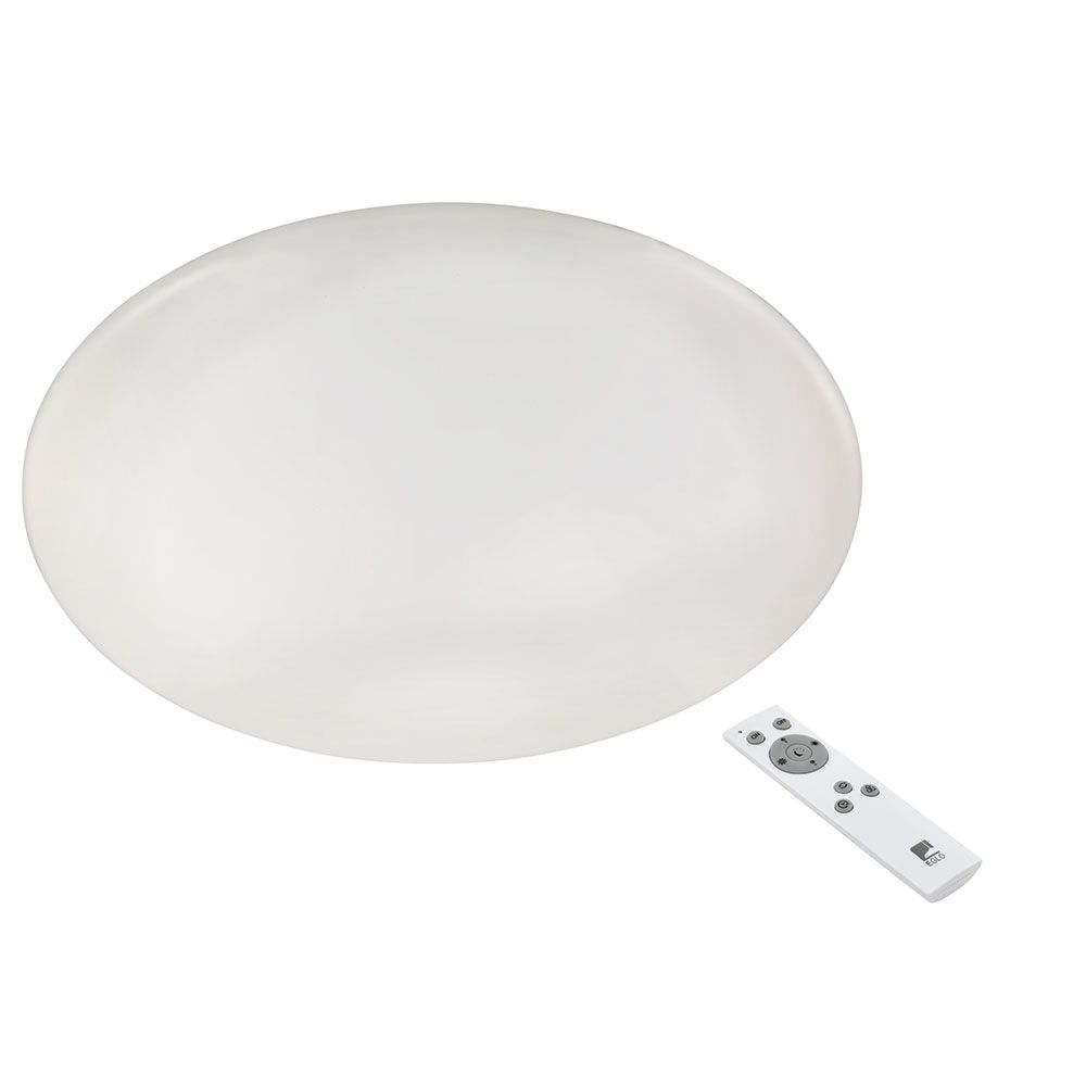 S.Luce LED Deckenleuchte Giron Ø 100cm + Fernbedienung Weiß Saisonale Angebote