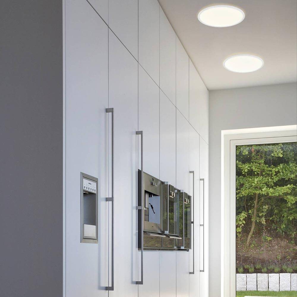 S.Luce LED Deckenleuchte Board 29 4000K Dimmbar per Schalter Weiß Räumungsverkauf