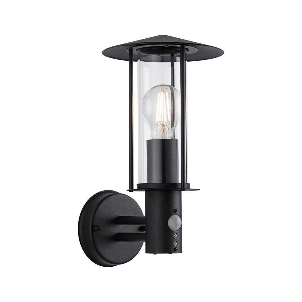 S.Luce Sensor Außenwandleuchte Classic Dunkelgrau Metall Glas 2025