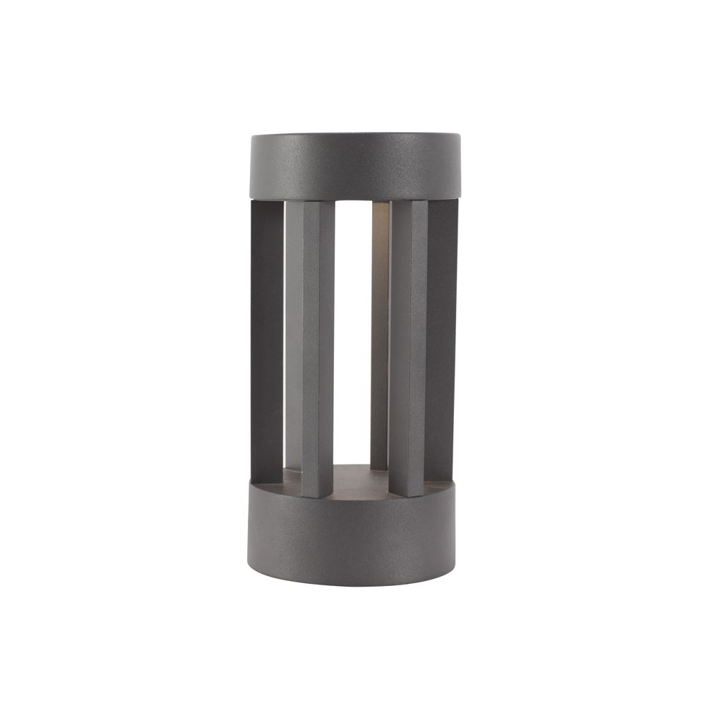 S.Luce LED Pollerleuchte Devora 22cm Dunkelgrau Auslauf