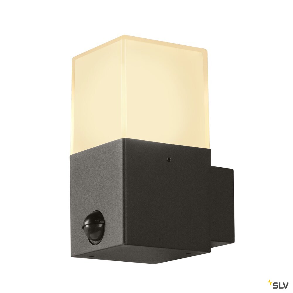 S.Luce SLV Grafit Square Aupen Wandleuchte mit Sensor Anthrazit Fabrikpreis