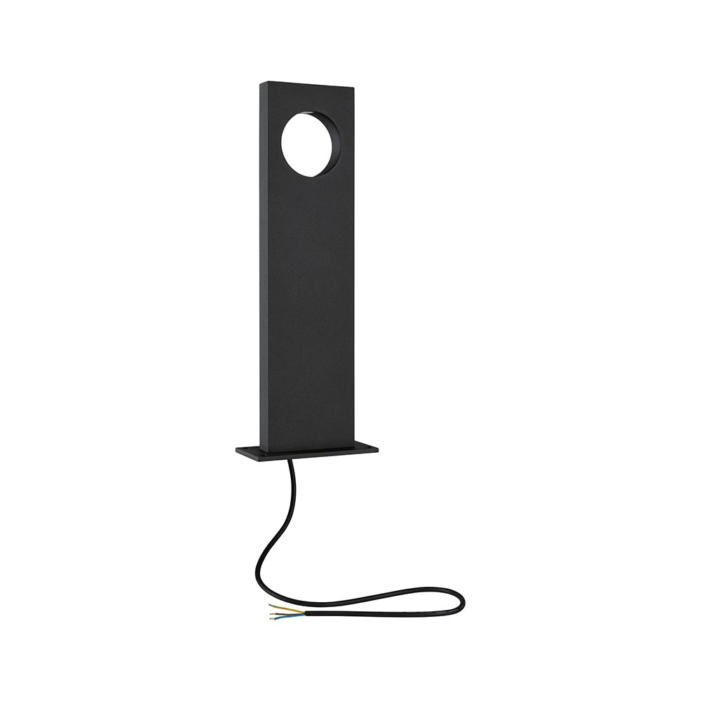 S.Luce LED Pollerleuchte Ivo Grau Metall IP65 Rabatt