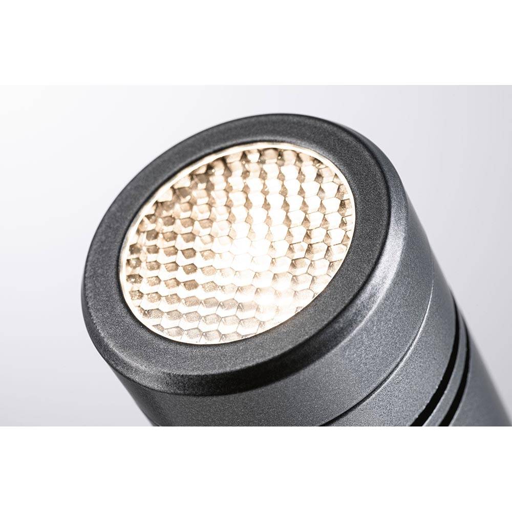 S.Luce LED Gartenstrahler Radon Grau Metall IP65 Versandkostenfrei