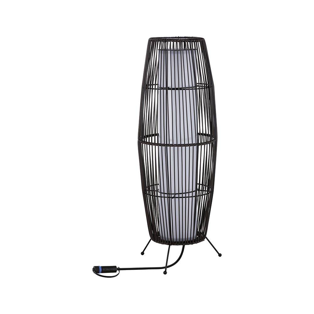 S.Luce Plug & Shine LED Lichtobjekt Basket Rattan Braun Flash Sale