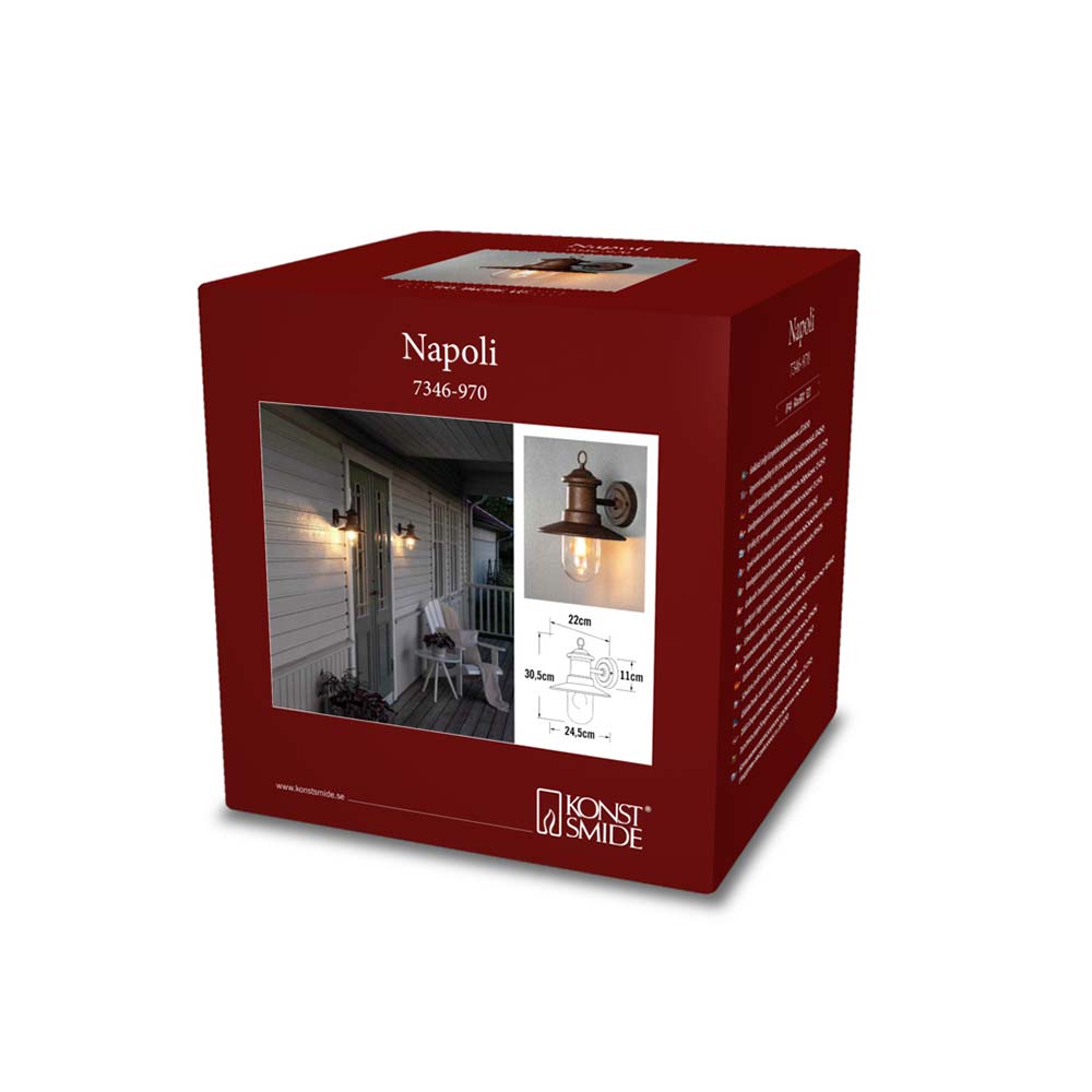 S.Luce Napoli Außenwandleuchte Vintage Begrenztes Angebot