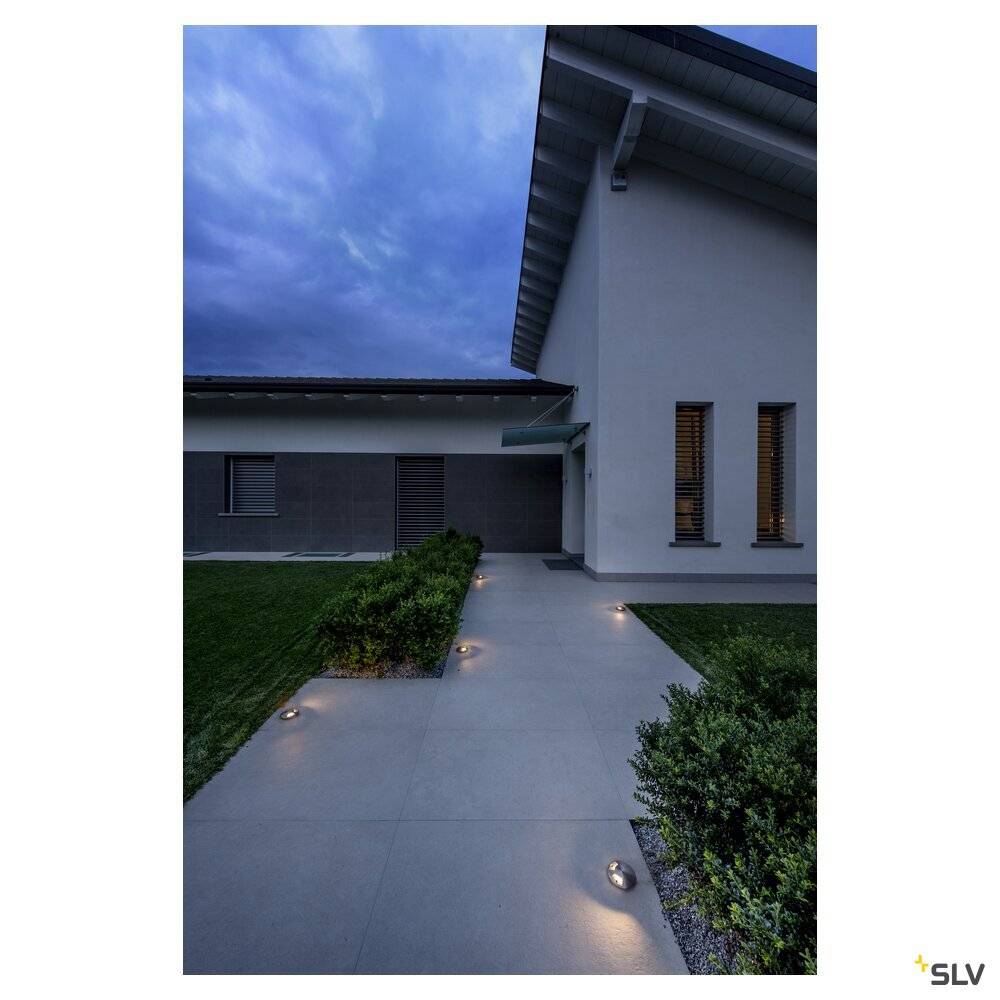 S.Luce SLV Small Plot LED Modul Edelstahl Gefrosted 3000K 180° Online Shopping