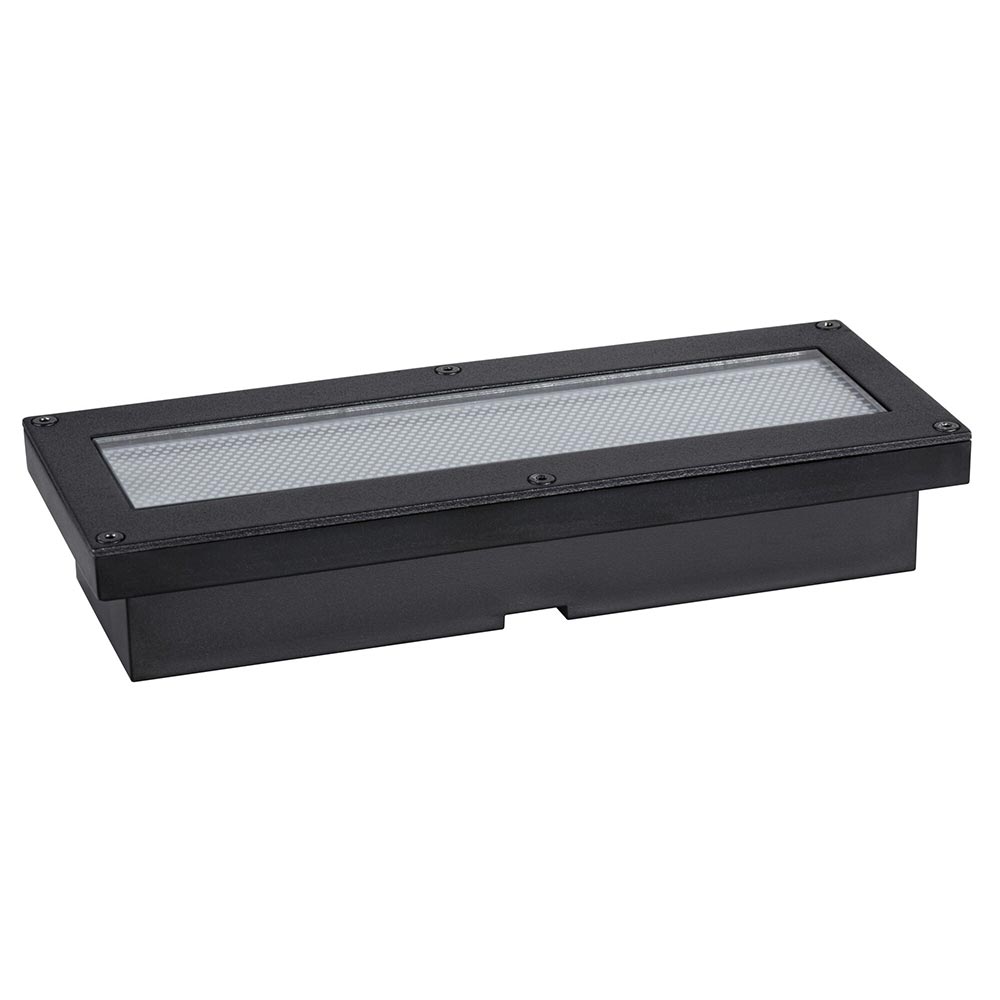 S.Luce Solar LED Bodeneinbauleuchte Domenic Schwarz IP67 Exklusivangebot