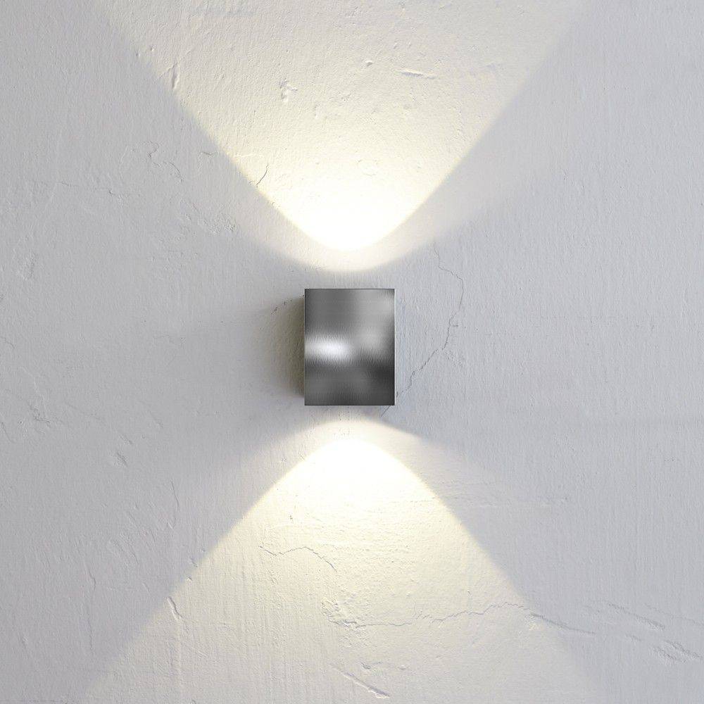 S.Luce Baleno Quadi LED Wand-Außenleuchte Up&Down Edelstahl Muttertagsangebot