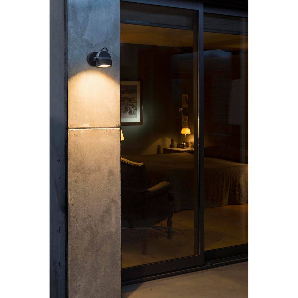 S.Luce LED Außenwandspot ALFA 3000K IP65 Dunkelgrau Valentinstagsangebot