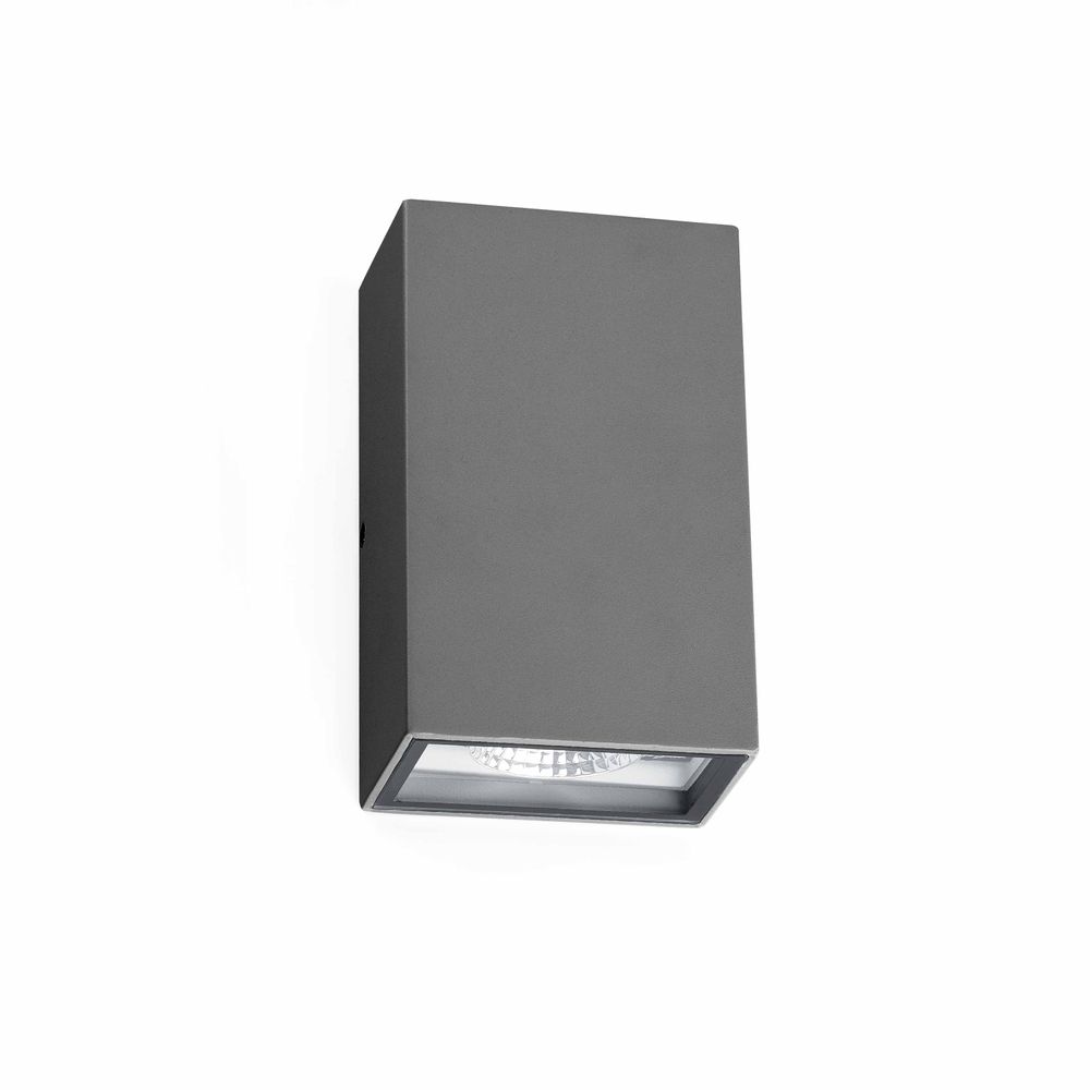 S.Luce LED Außenwandleuchte LING 6W 4000K IP54 Dunkelgrau Heißer Verkauf