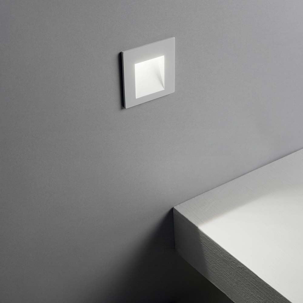 S.Luce Ideal Lux Bit LED Wand-Einbauleuchte IP65 Schlussverkauf