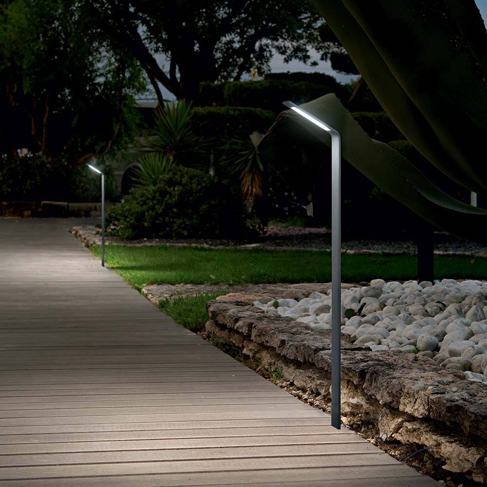 S.Luce Ideal Lux Agos LED Outdoor-Wegleuchte IP54 Fabrikverkauf